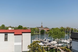 Giving the property its namesake, is the view of downtown Annapolis over Spa Creek.