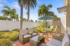 Semi-Private Patio with Plenty of Space to Relax!