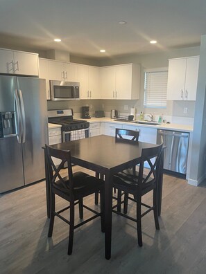 Large fully stocked kitchen