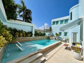 Pool + Patio + Loungers