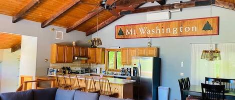 Wonderful family room and kitchen open concept