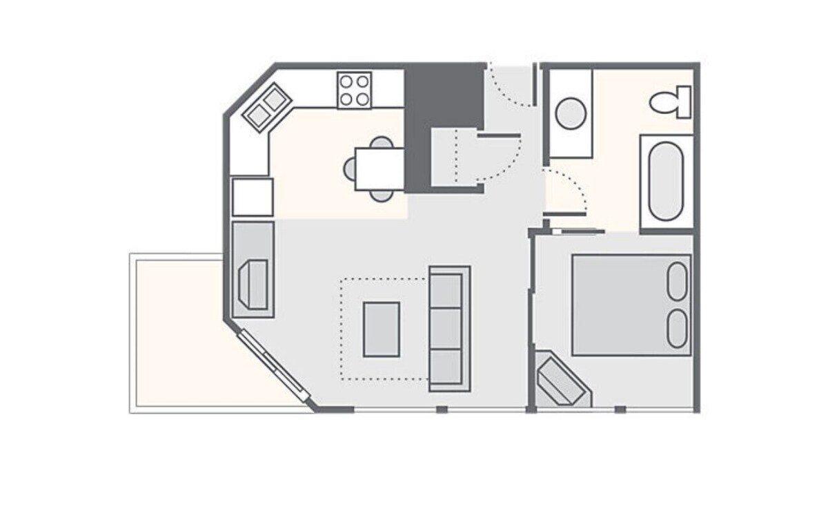 Bluegreen SeaGlass Tower, 1 Bedroom Standard Condo, Free WiFi and Parking