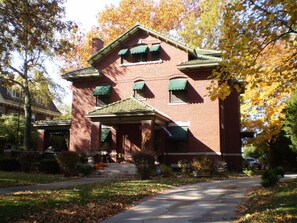 Restored, historic mansion built in 1905 where apartment is located on 3rd floor