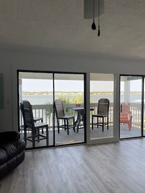 View of balcony from the Living Room