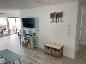 View of the Living Room from the entrance to the condo.  