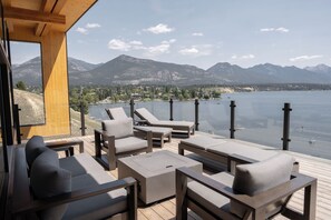 Main deck off the dining room.