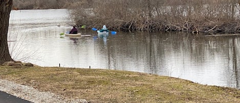 Kayaking is very popular on this lake!