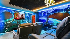 Watch a movie or two with your family in the comfortable theater loft