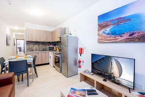 Kitchen and dining area