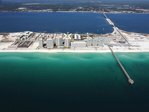 Aerial view of Navarre Beach