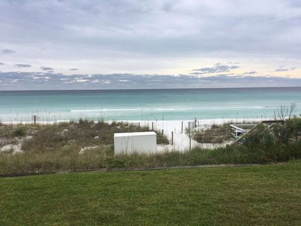 A beautiful shoreline at sunset right out your back door