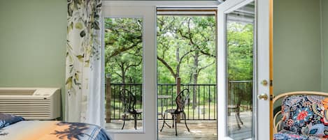 Little Elm and Frisco Texas relax at the balcony of upstairs master bedroom 