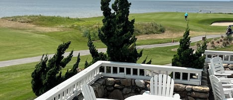 Village of Nags Head Golf  course overlooking the Sound