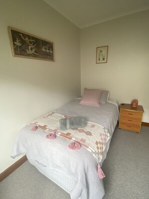 King single.  Porta cot available on request