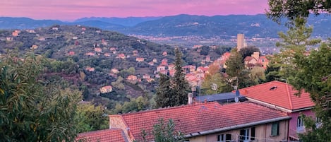 View from terrace - Arcola historical/medieval village in center