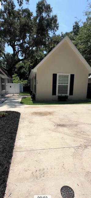 Street view and private driveway