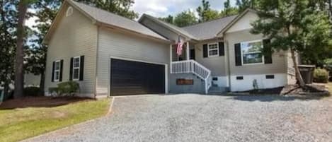 Front of home with large driveway! Plenty of room for multiple vehicles.