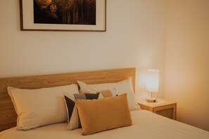 Thoughtful touches like soft lighting and curated decor create a relaxing space.