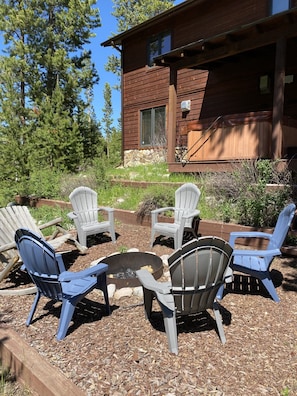 Enjoy the millions of stars nightly at our wood burning fire pit!
