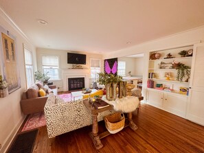 Living room looking from entry