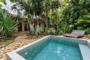 swimming pool in the garden
