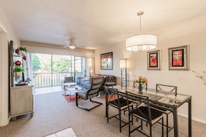 Living room/dining area.