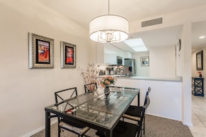 Living room/dining area.