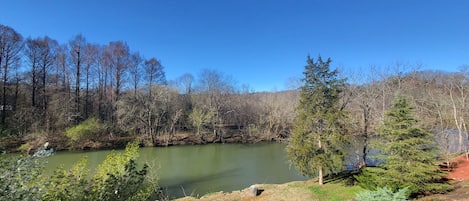 View from balcony outside of living room or master bedroom