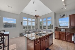 Large windows opens the main living area 