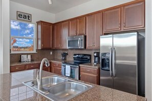 The kitchen is fully stocked with everything you need (just bring food)!