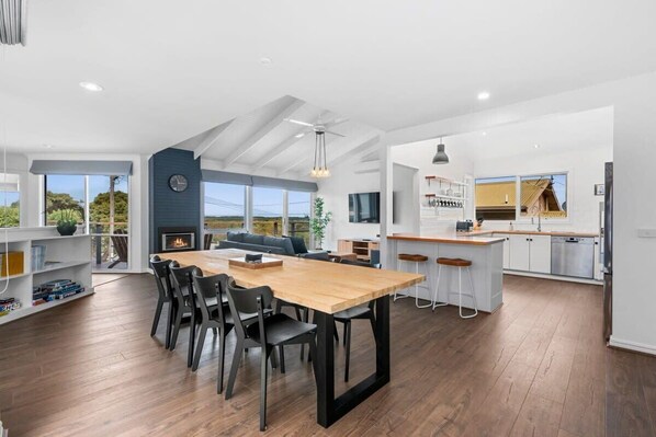 This beautifully renovated seaside home offers private sunny outdoor entertaining and abundant space across two levels