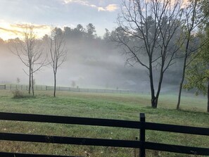 Vue depuis l’hébergement