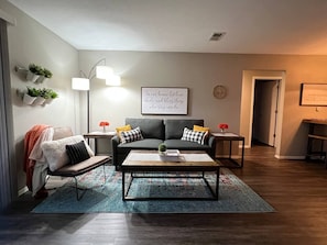 Make lasting memories with loved ones in this inviting condo - gather around the table for a friendly board game competition or snuggle up and enjoy a movie night on the TV in the evenings.