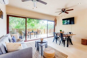 You'll have a gorgeous indoor/outdoor flow & connection with nature!
