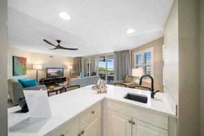 View from the kitchen area