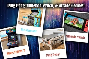 Hang out on rainy days and play some games! We got plenty of options!
