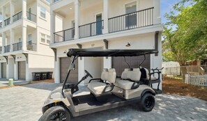 Included 6-Passenger Golf Cart