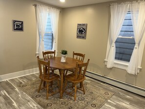 Dining room area (additional chairs available)