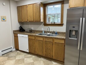 Fully stocked kitchen