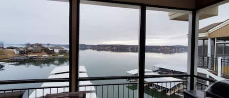 View of the main channel from screened in porch
