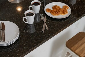 Mickey waffles? Yes, please! Make every breakfast memorable with our included waffle maker.