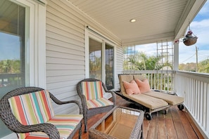 Relax on your private balcony