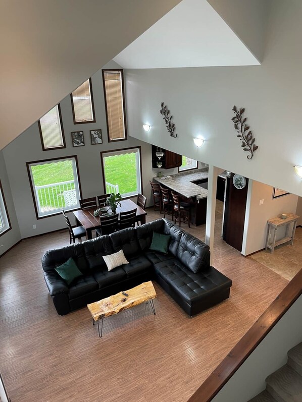 Vaulted Living Space