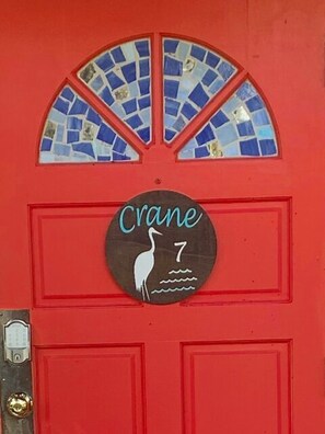 Crane Cottage front door