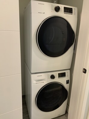 In suite Samsung washer & dryer 
