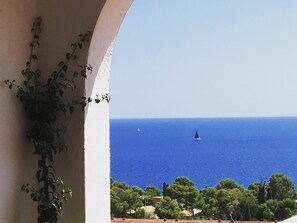 Vue depuis la terrasse du salon