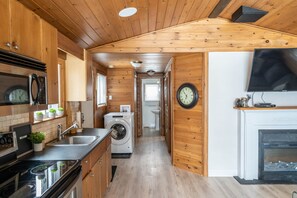 kitchen and hallway view 