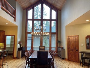 Large dining table for 10