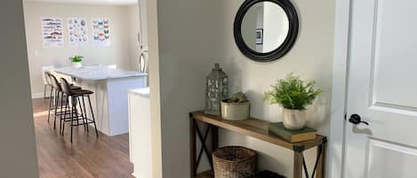 Entry (laundry room door pictured).