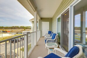 Condo Exterior | Furnished Balcony